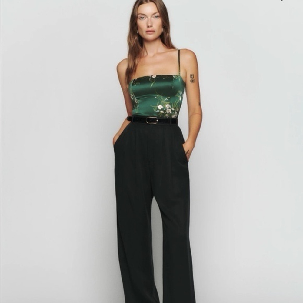 Reformation Overland Silk Top